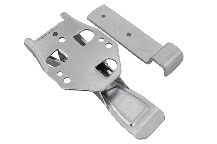 Страничен теглич със STEELPRESS ZB-04C+Z-01A закопчаване за пълно странично затваряне на ремаркето