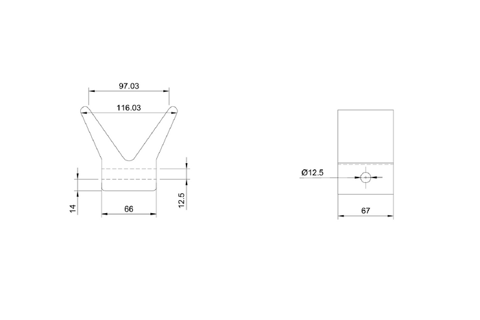 STEELPRESS RL-06A носова крилца за ремарке за лодка