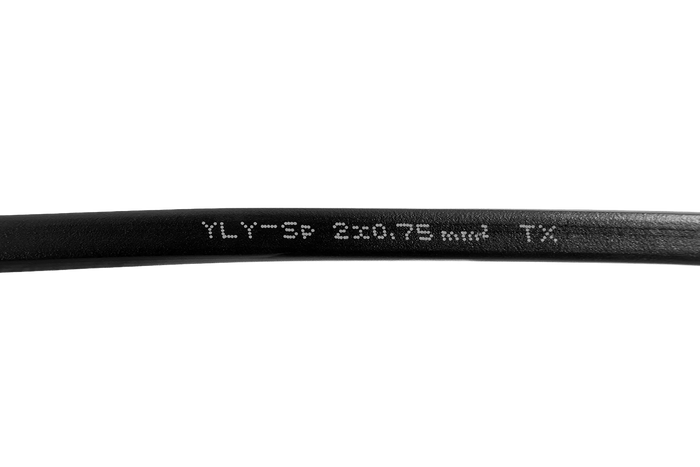 TEXSIM YLY-Sp 2x0.75 двужилен плосък електрически кабел - 1 м