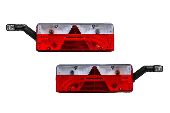 ASPÖCK EUROPOINT III LED байонетни задни светлини 7PIN ASS2 с клаксон 7 функции ляв+десен