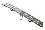 UNITRAILER ALR003 сгъваема алуминиева рампа за ремарке 221 см 340 кг с колан и опора