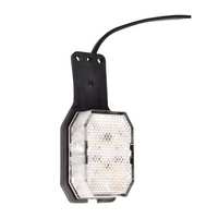 ASPÖCK FLEXIPOINT LED десен габарит с скоба бял/червен