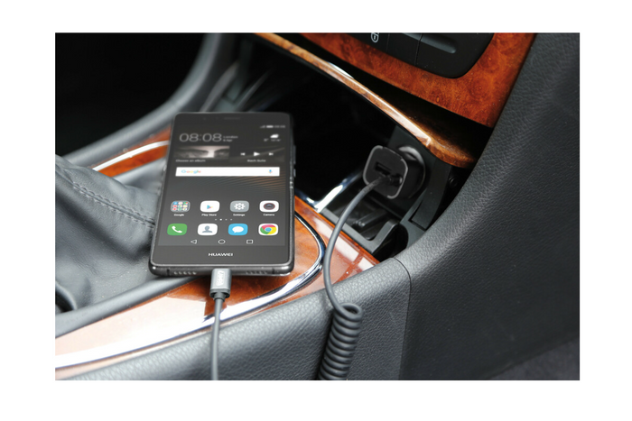 Зарядно за кола LAMP USB Type-C, гнездо за запалка 12/24V