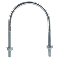 Кръгла скоба M10 с гайки и шайби 115/175