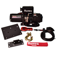 Електрическа лебедка за ремарке RUNVA EWP3500A 12V 1588кг с 12.8м въже