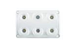 HORPOL LWD2157 LED интериорна лампа за кола 900lm с ключ и червен диод